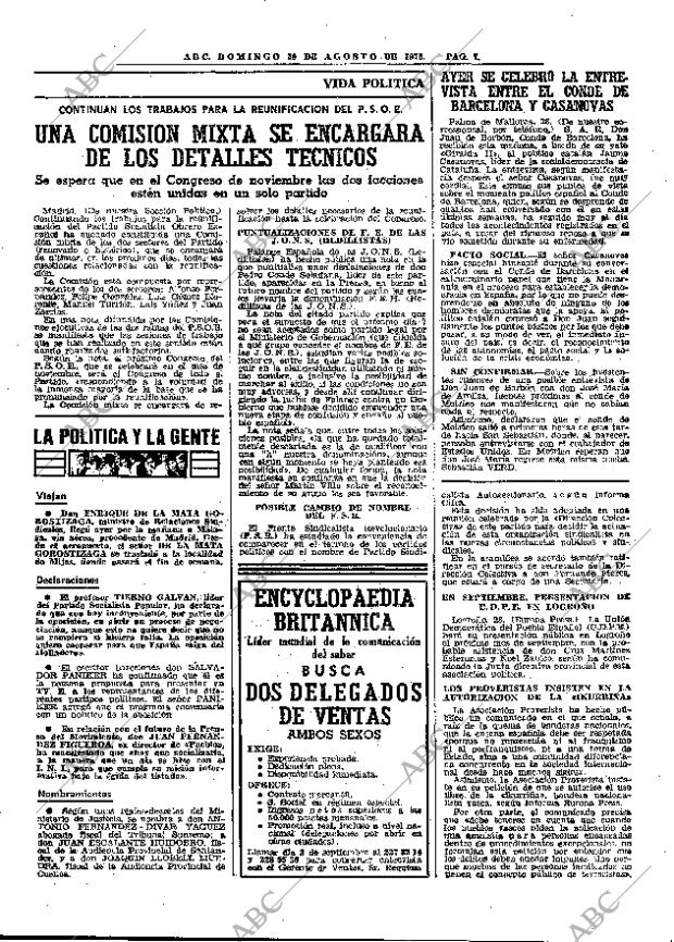 ABC MADRID 29-08-1976 página 19