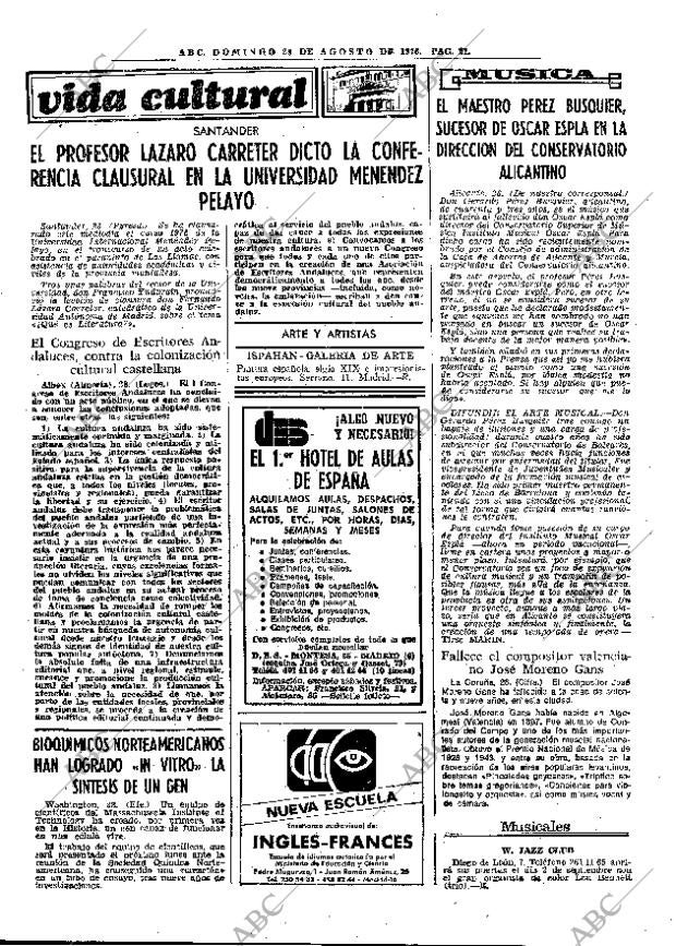 ABC MADRID 29-08-1976 página 33