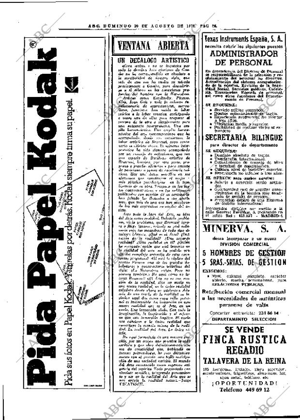 ABC MADRID 29-08-1976 página 38