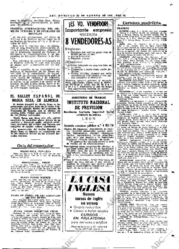 ABC MADRID 29-08-1976 página 53