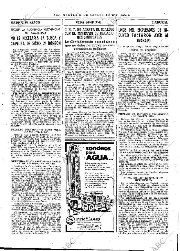 ABC MADRID 31-08-1976 página 19