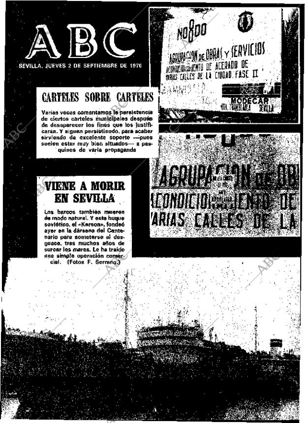 ABC SEVILLA 02-09-1976 página 1