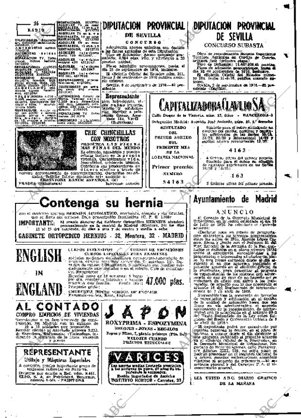 ABC MADRID 11-09-1976 página 83