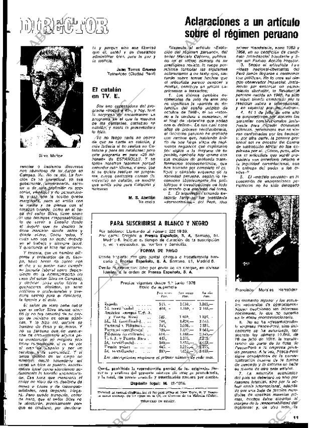 BLANCO Y NEGRO MADRID 11-09-1976 página 11