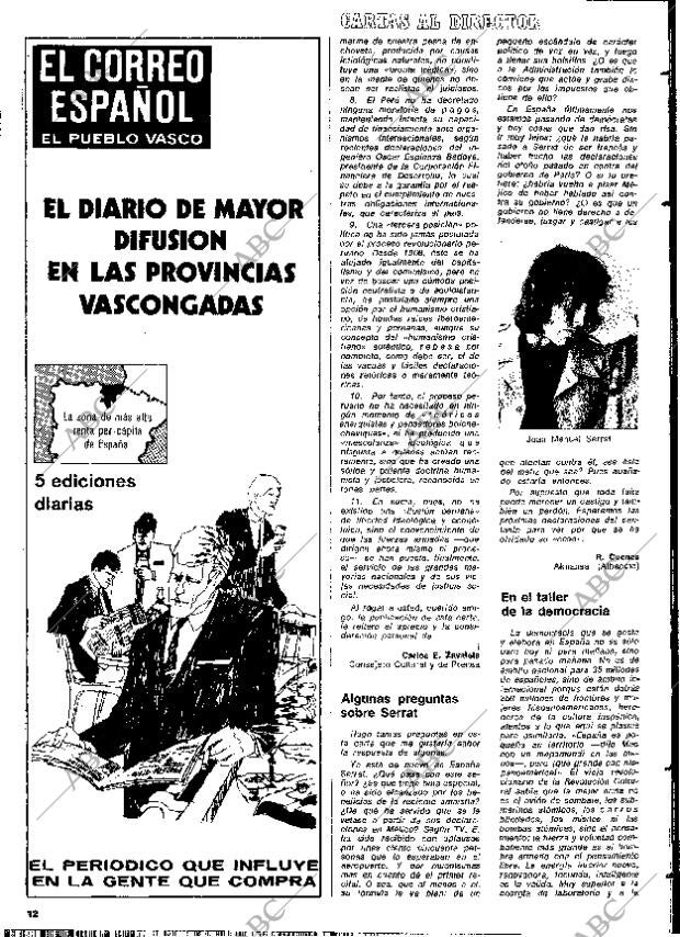 BLANCO Y NEGRO MADRID 11-09-1976 página 12