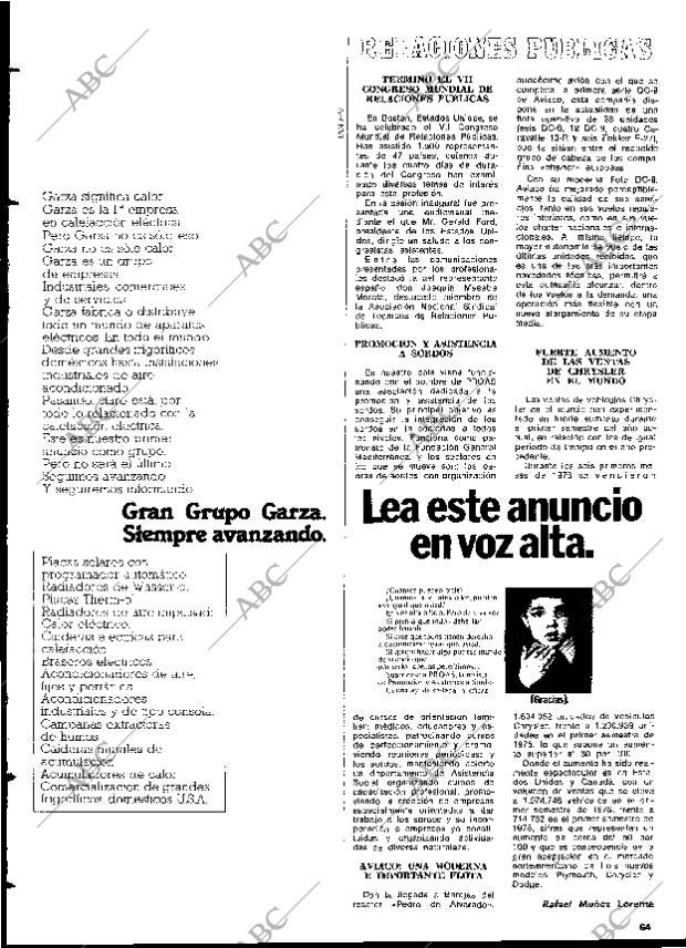 BLANCO Y NEGRO MADRID 11-09-1976 página 65