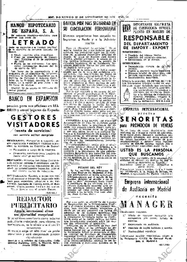 ABC MADRID 12-09-1976 página 66