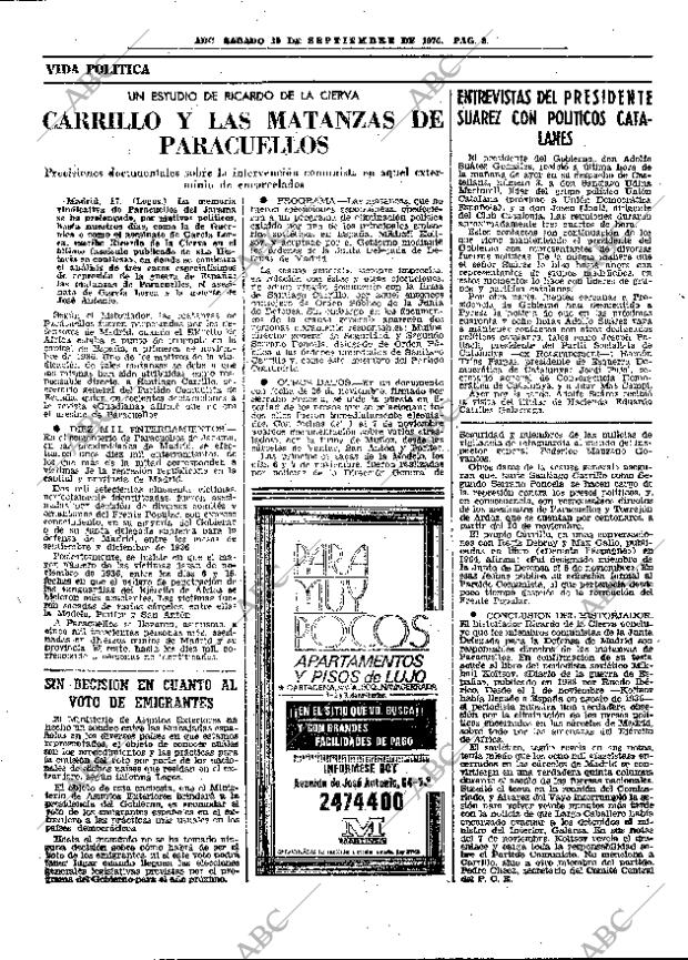 ABC MADRID 18-09-1976 página 20