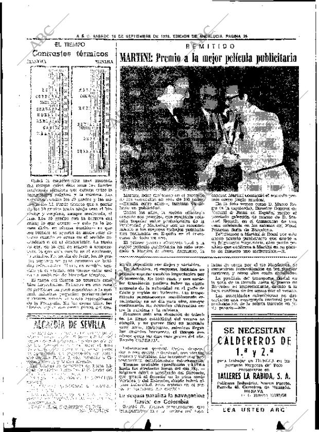 ABC SEVILLA 18-09-1976 página 56