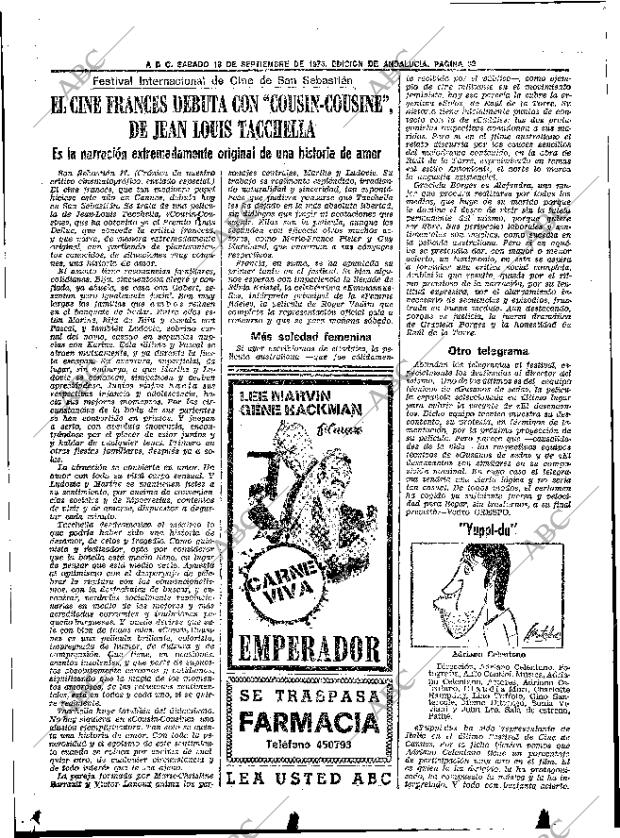 ABC SEVILLA 18-09-1976 página 62