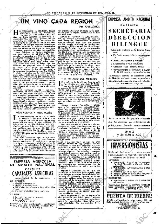 ABC MADRID 19-09-1976 página 63
