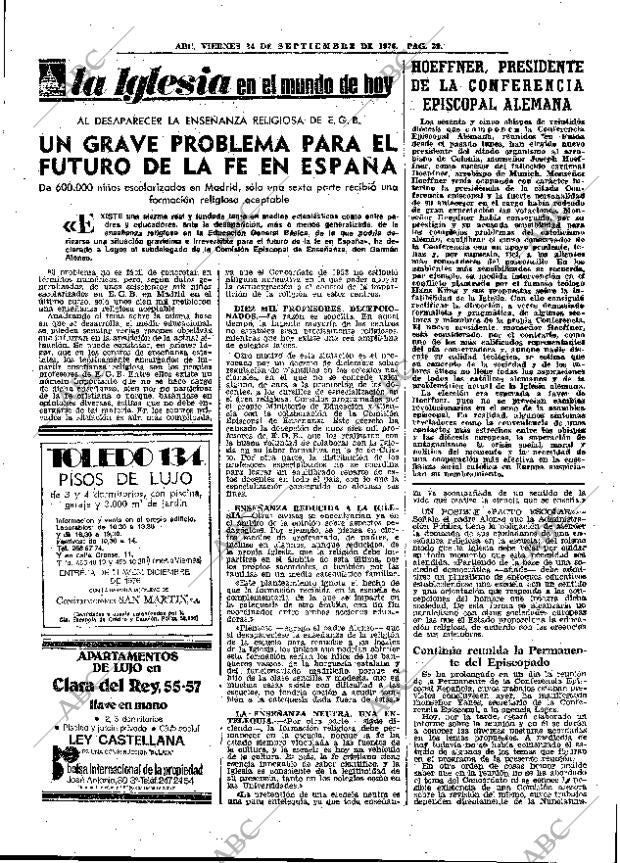 ABC MADRID 24-09-1976 página 45