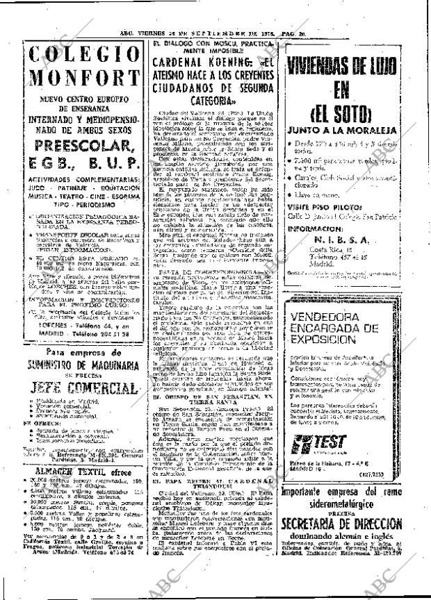 ABC MADRID 24-09-1976 página 46