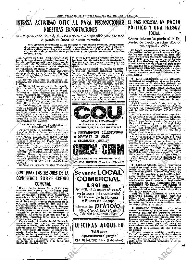 ABC MADRID 24-09-1976 página 57