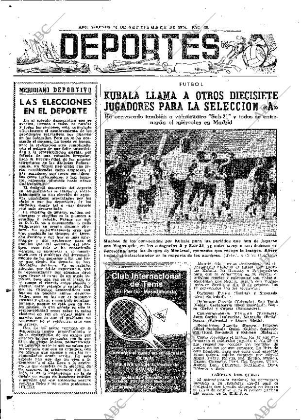 ABC MADRID 24-09-1976 página 66
