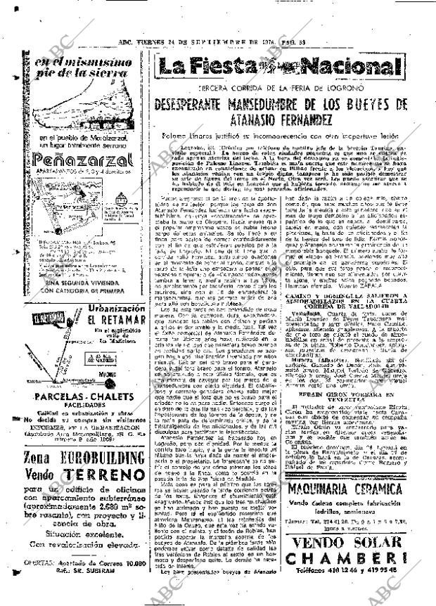 ABC MADRID 24-09-1976 página 72