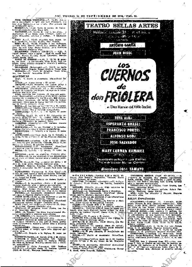 ABC MADRID 24-09-1976 página 77