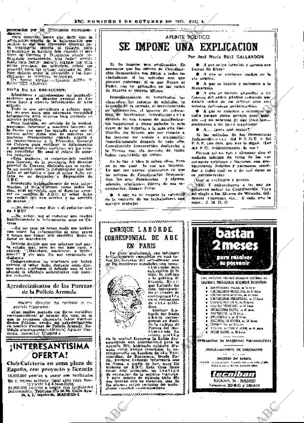ABC MADRID 03-10-1976 página 20