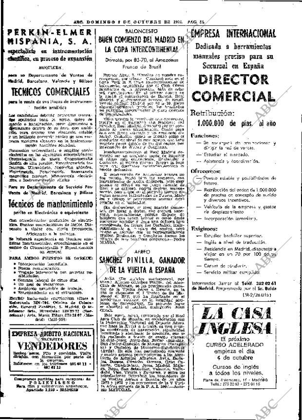 ABC MADRID 03-10-1976 página 70