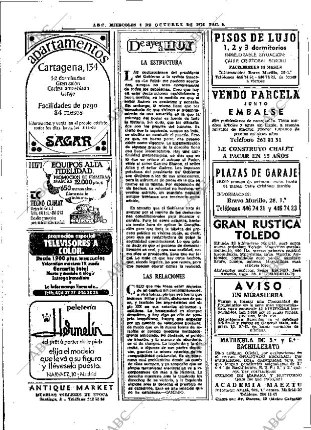 ABC MADRID 06-10-1976 página 22