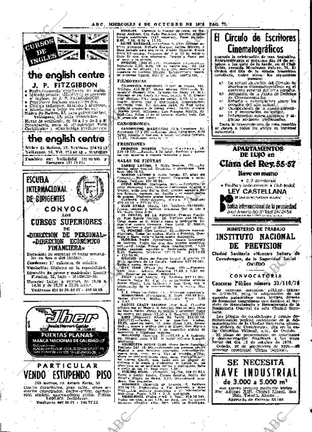 ABC MADRID 06-10-1976 página 93