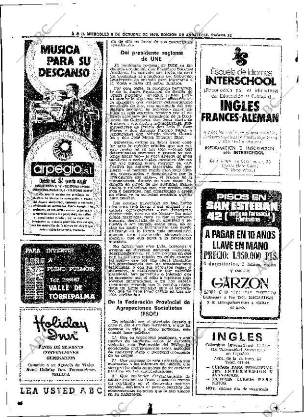 ABC SEVILLA 06-10-1976 página 36