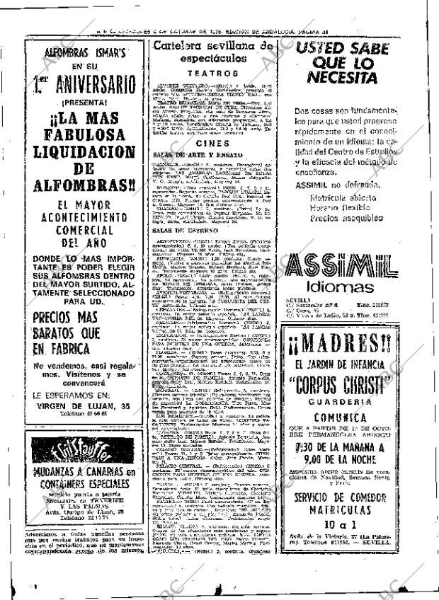 ABC SEVILLA 06-10-1976 página 52