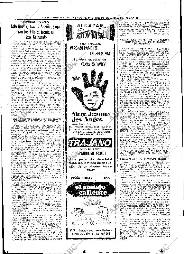 ABC SEVILLA 24-10-1976 página 42