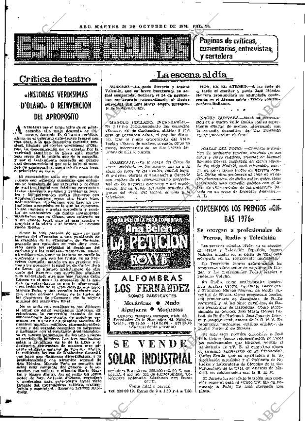 ABC MADRID 26-10-1976 página 90