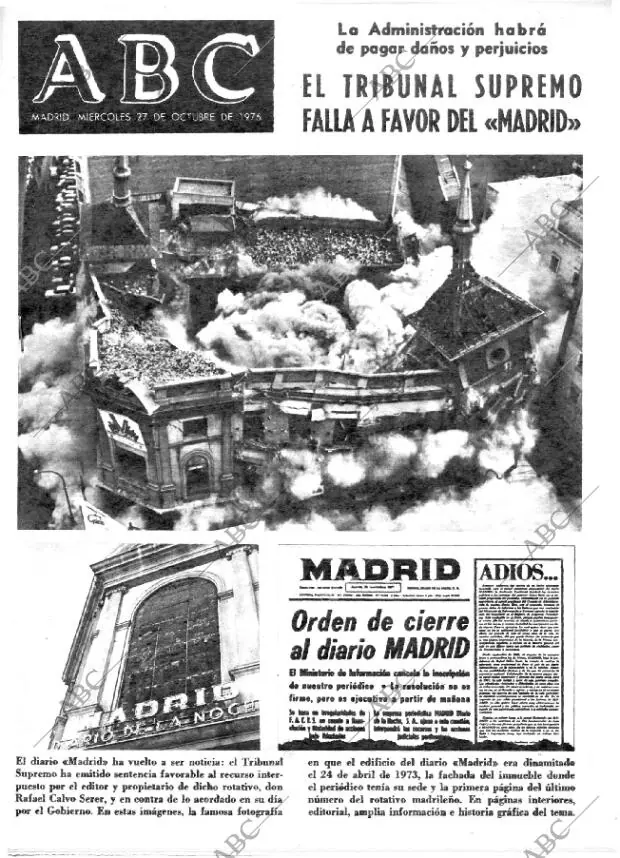 ABC MADRID 27-10-1976 página 1