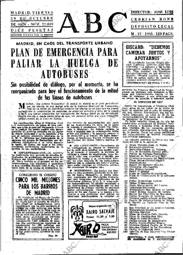 ABC MADRID 29-10-1976 página 17