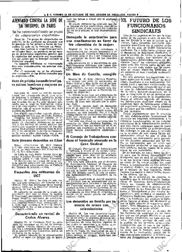 ABC SEVILLA 29-10-1976 página 20