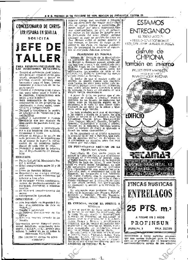 ABC SEVILLA 29-10-1976 página 42