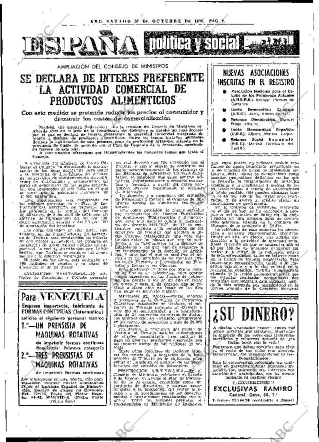 ABC MADRID 30-10-1976 página 18