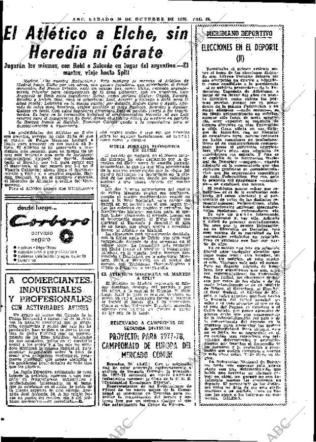 ABC MADRID 30-10-1976 página 66