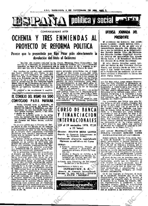 ABC MADRID 03-11-1976 página 19