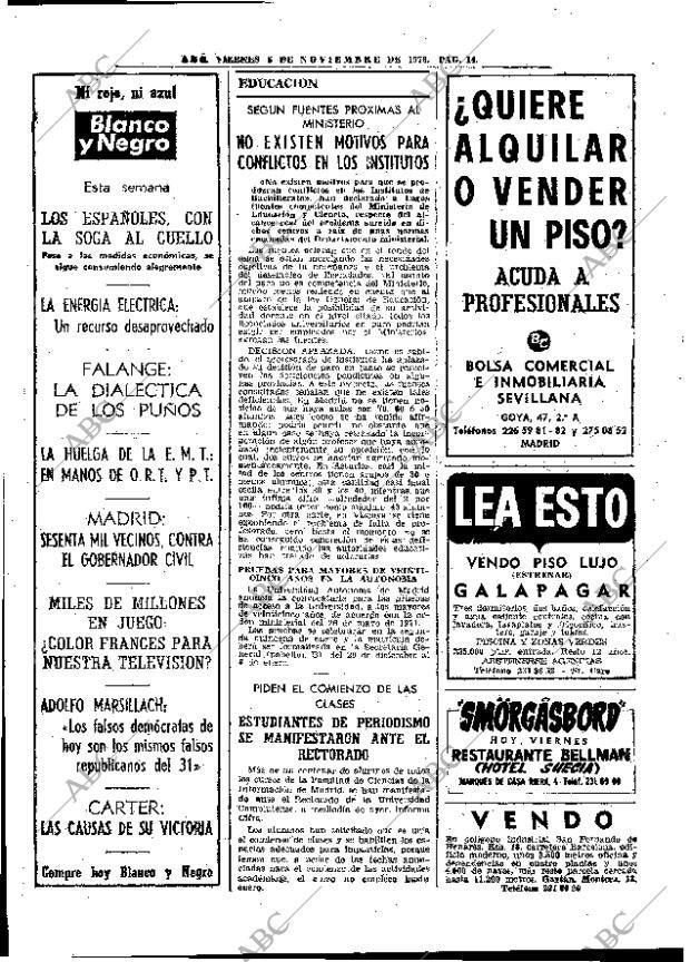 ABC MADRID 05-11-1976 página 38