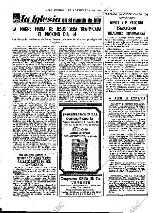 ABC MADRID 05-11-1976 página 55