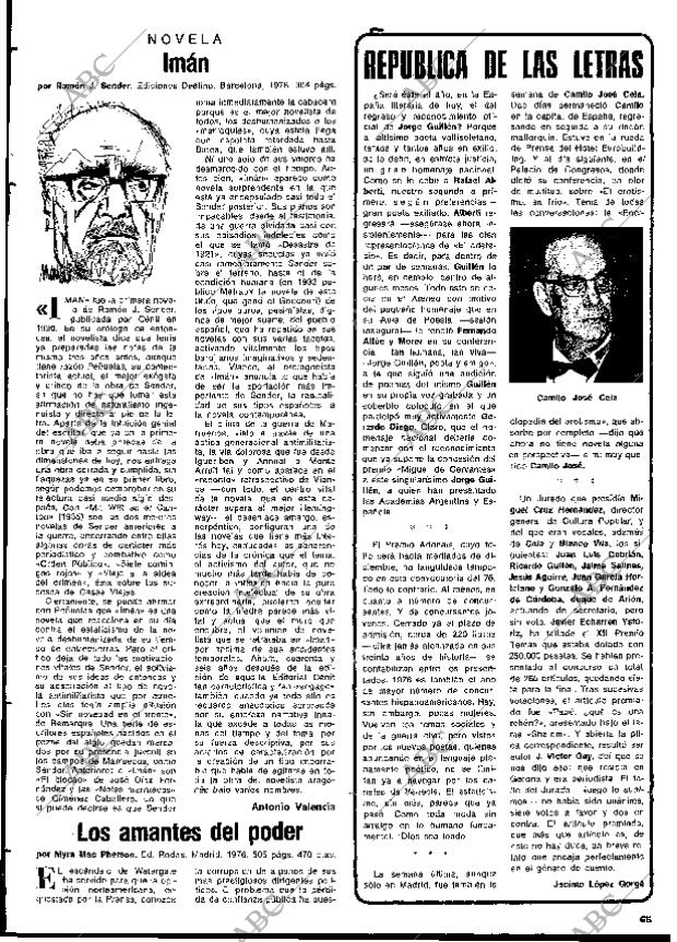 BLANCO Y NEGRO MADRID 06-11-1976 página 65