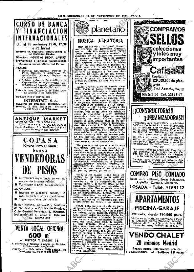 ABC MADRID 10-11-1976 página 16