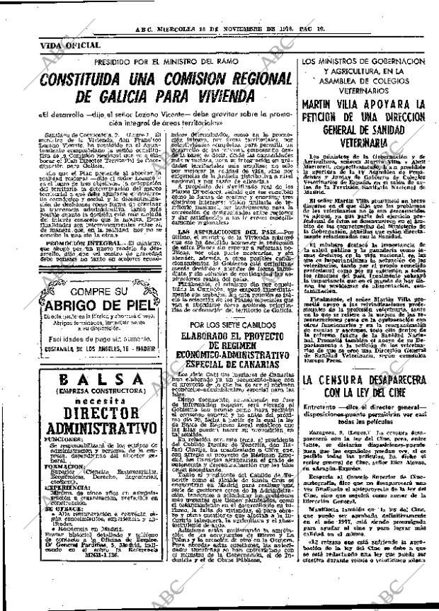 ABC MADRID 10-11-1976 página 20