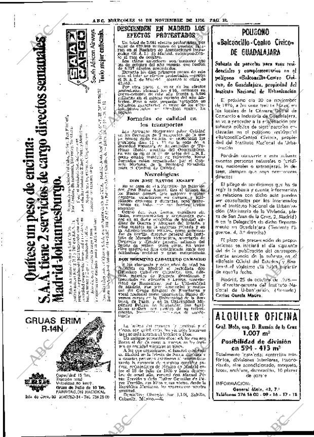 ABC MADRID 10-11-1976 página 42