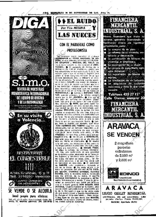 ABC MADRID 10-11-1976 página 46