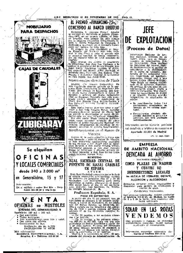 ABC MADRID 10-11-1976 página 61