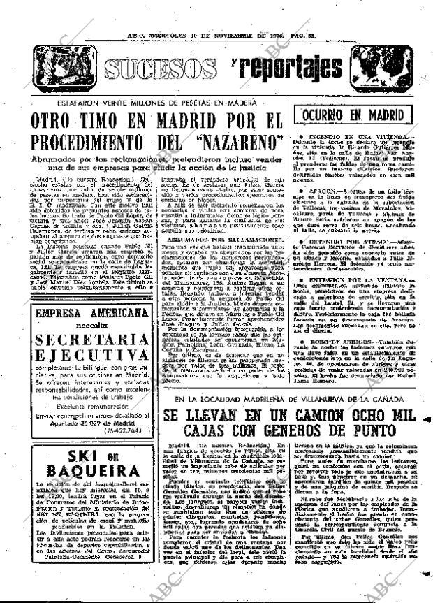 ABC MADRID 10-11-1976 página 63