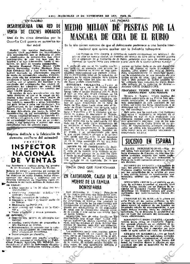 ABC MADRID 10-11-1976 página 64