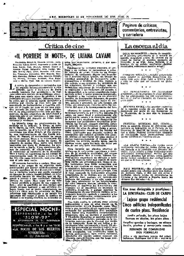 ABC MADRID 10-11-1976 página 74