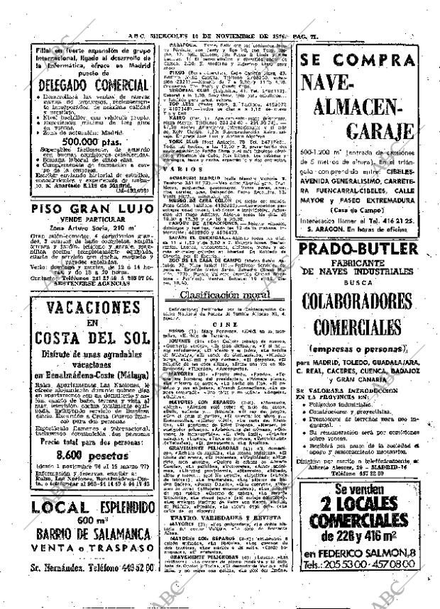 ABC MADRID 10-11-1976 página 81