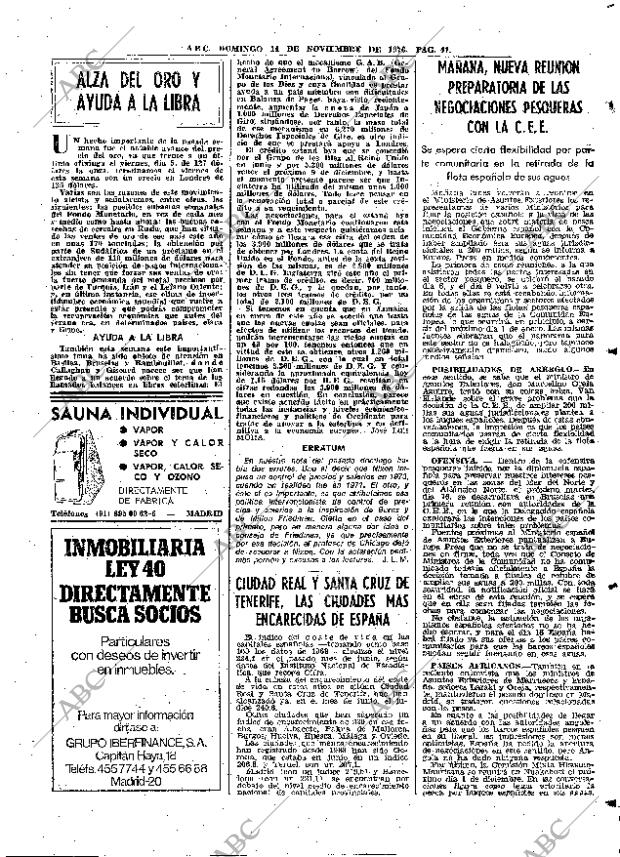 ABC MADRID 14-11-1976 página 57