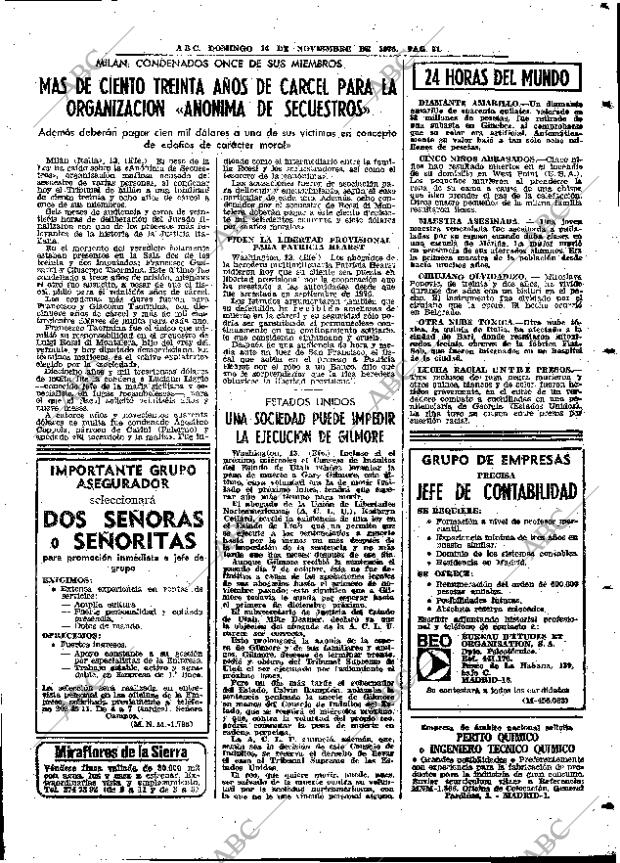 ABC MADRID 14-11-1976 página 67